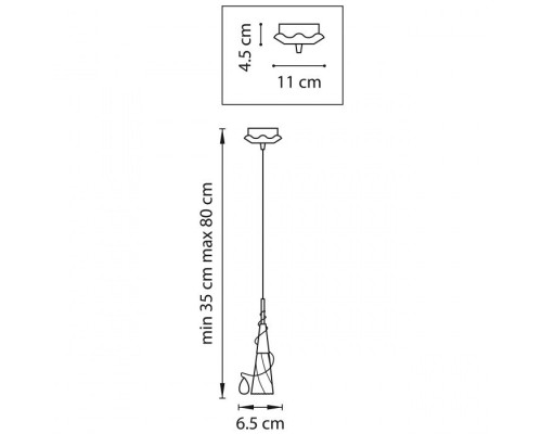 Подвесной светильник AEREO 711014 Lightstar