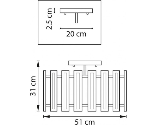 Потолочная люстра Agave 712054 Lightstar