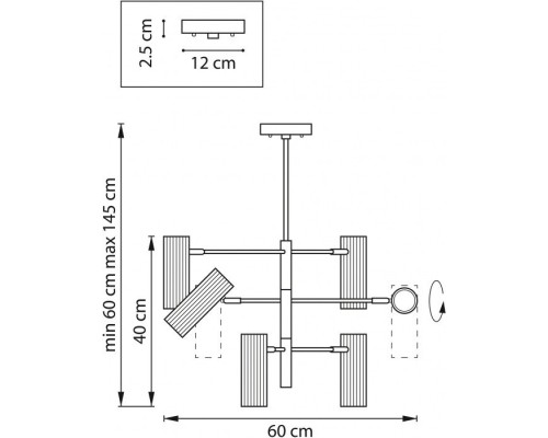 Потолочная люстра Roma 718267 Lightstar