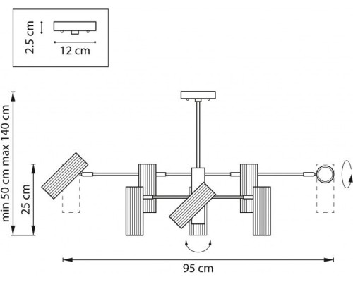 Потолочная люстра Roma 718323 Lightstar