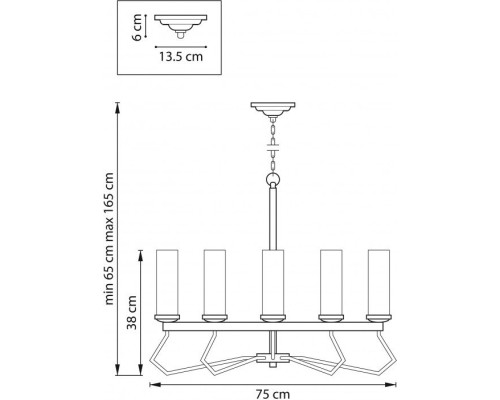 Подвесная люстра Flume 723085 Lightstar