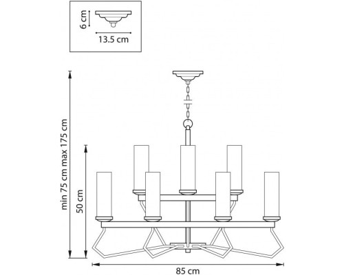 Подвесная люстра Flume 723125 Lightstar