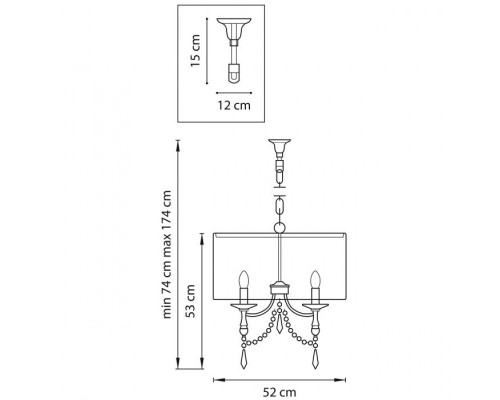 Подвесная люстра PARALUME 725033 Lightstar