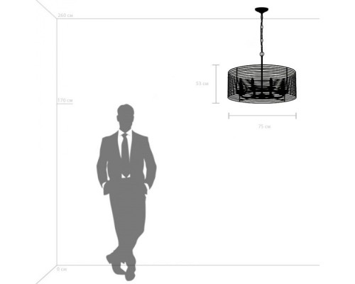 Подвесная люстра Zeta 728083 Lightstar