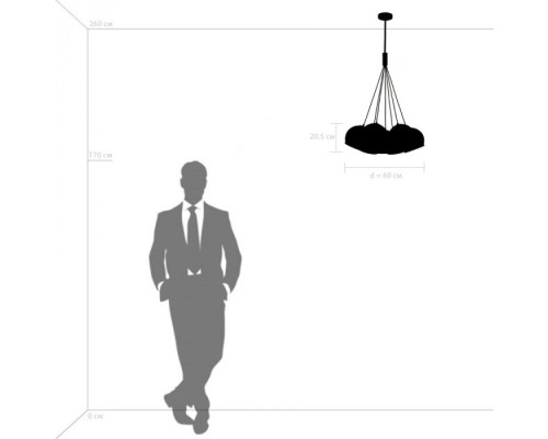 Подвесная люстра Sferico 729071 Lightstar