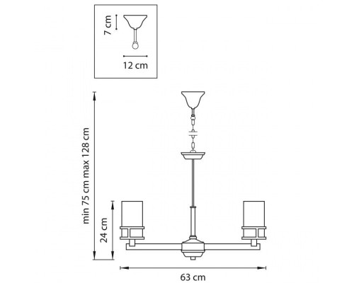 Подвесная люстра Cero 731067 Lightstar