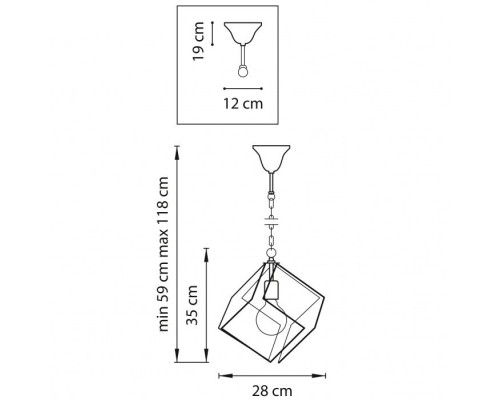 Подвесной светильник Gabbia 732317 Lightstar