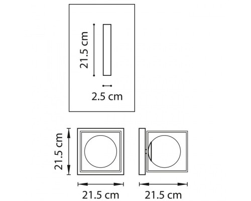 Настенный светильник Gabbia 732617 Lightstar