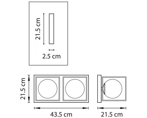 Настенный светильник Gabbia 732627 Lightstar