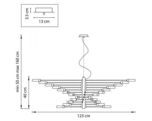 Подвесная люстра Ragno 733247 Lightstar