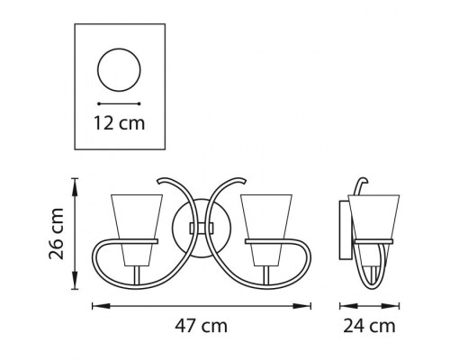 Бра Fiacolla 733627 Lightstar