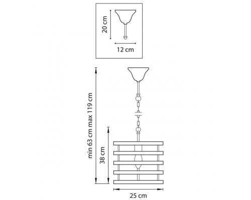 Подвесная люстра Epsilon 735010 Lightstar