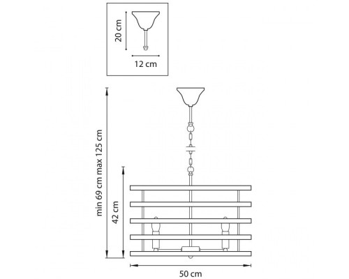 Подвесная люстра Epsilon 735050 Lightstar