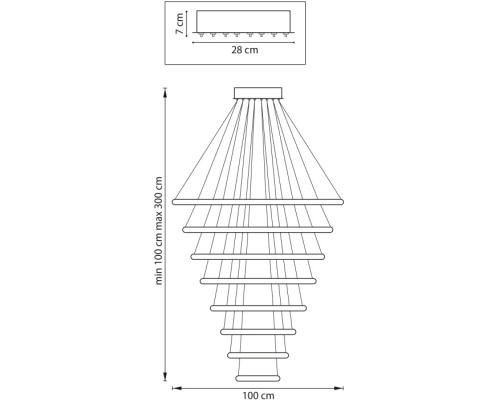 Подвесная люстра Rotonda 736483 Lightstar