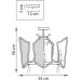 Потолочная люстра Castello 744057 Lightstar