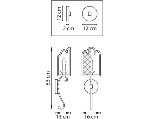 Бра Castello 744617 Lightstar
