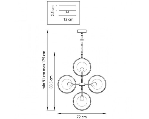 Подвесная люстра Alfa 745077 Lightstar
