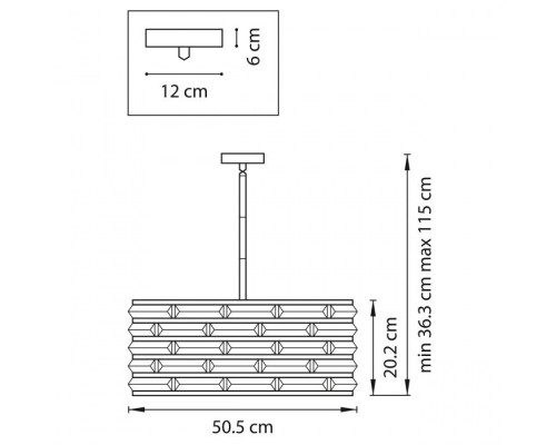 Потолочная люстра Amerigo 746068 Lightstar