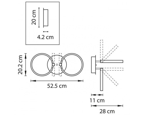 Настенный светильник Breve 749622 Lightstar