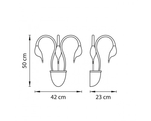 Бра CIGNO COLLO 751637 Lightstar