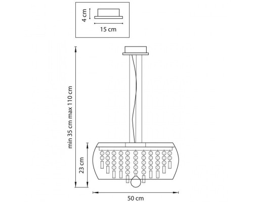 Подвесная люстра ACQUARIO 753084 Lightstar