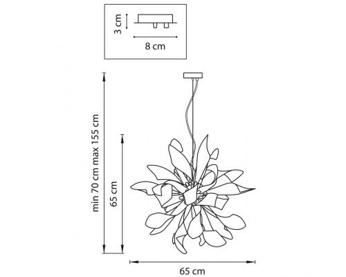 Подвесная люстра TURBIO 754267 Lightstar