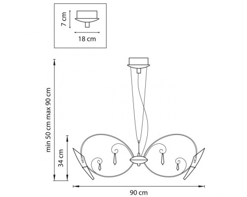 Подвесная люстра SCARABEO 755084 Lightstar