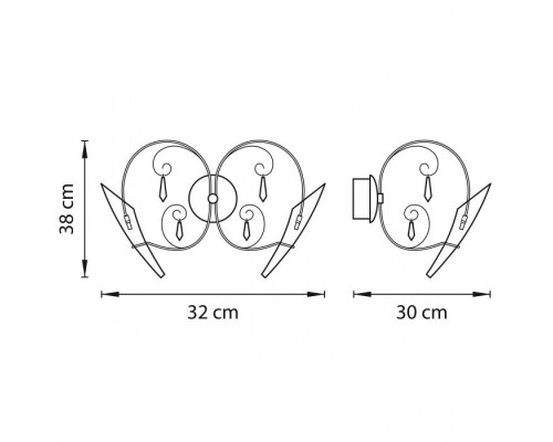 Бра SCARABEO 755624 Lightstar