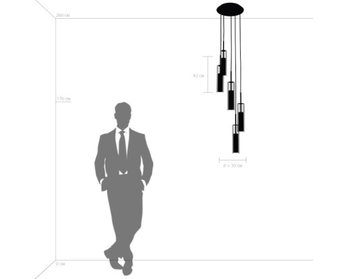Подвесной светильник Cilino 756052 Lightstar