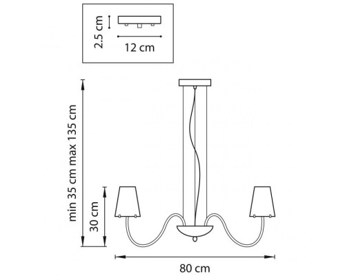Подвесная люстра DIAFANO 758082 Lightstar