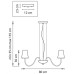 Подвесная люстра DIAFANO 758084 Lightstar