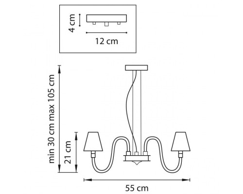 Подвесная люстра Bianco 760086 Lightstar