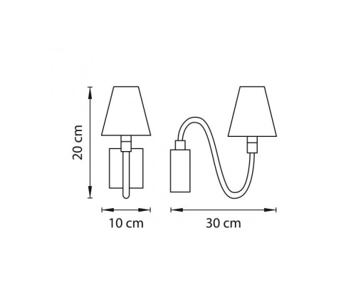 Бра Bianco 760616 Lightstar