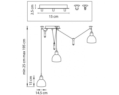 Подвесной светильник Acrobata 761054 Lightstar