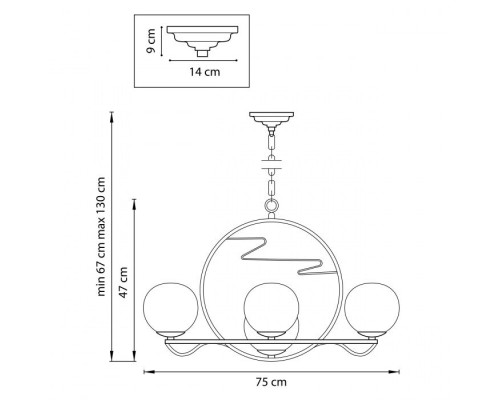 Подвесная люстра Enna 762077 Lightstar