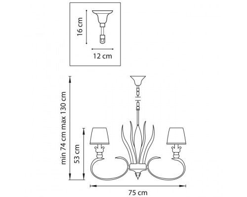 Подвесная люстра Antique 783081 Lightstar