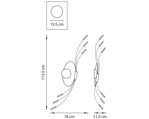 Бра Ovale 784666 Lightstar
