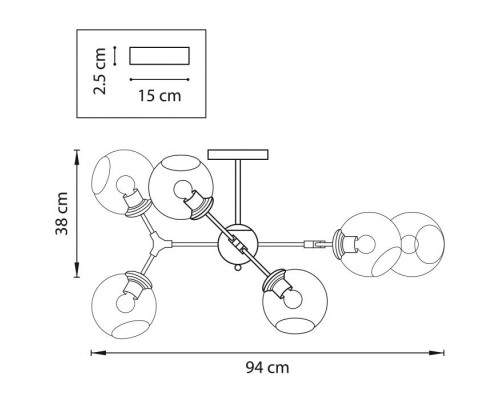 Потолочная люстра Beta 785067 Lightstar