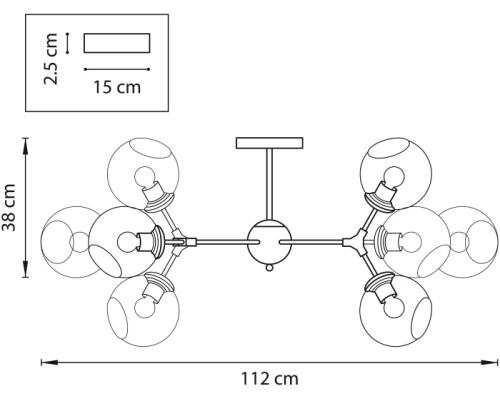 Потолочная люстра Beta 785083 Lightstar