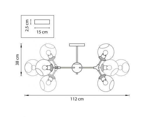 Потолочная люстра Beta 785086 Lightstar
