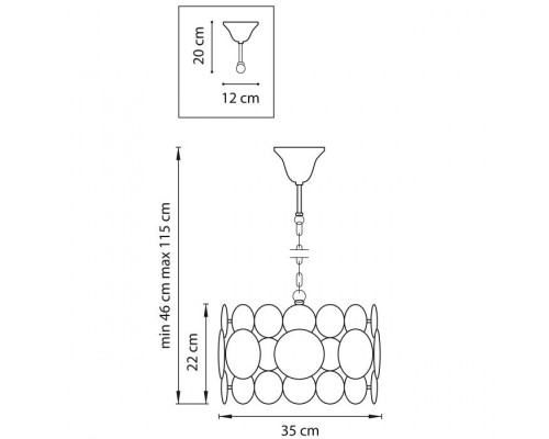 Подвесная люстра Circo 797047 Lightstar