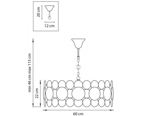 Подвесная люстра Circo 797067 Lightstar