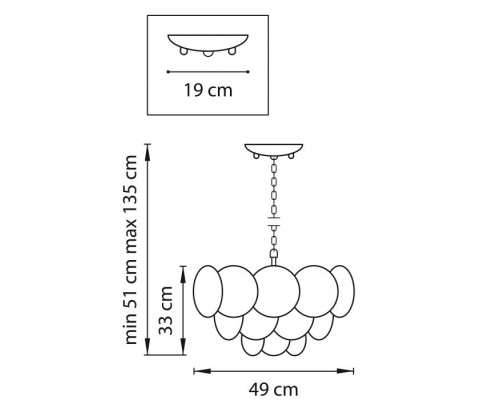 Подвесная люстра Circo 797094 Lightstar