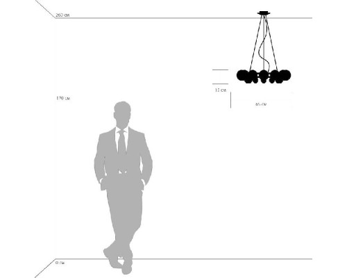 Подвесная люстра Sferetta 801124 Lightstar