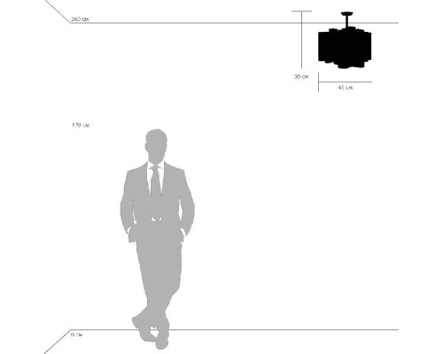 Потолочная люстра Nubi 802030 Lightstar