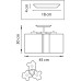 Потолочная люстра Nubi 802033 Lightstar