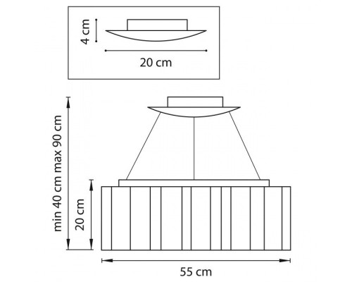 Подвесной светильник Nubi 802160 Lightstar