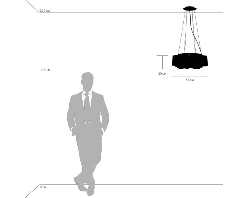 Подвесной светильник Nubi 802160 Lightstar
