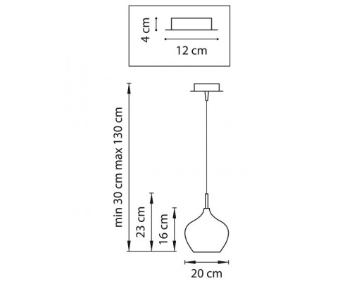 Подвесной светильник Pentola 803043 Lightstar