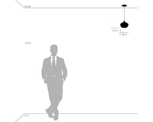 Подвесной светильник Pentola 803043 Lightstar